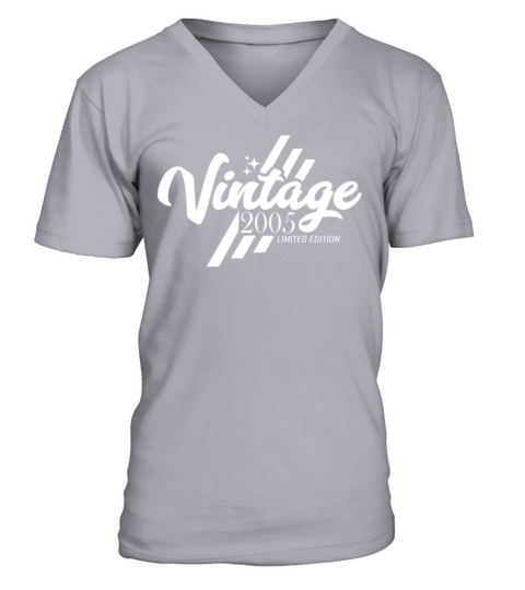 Vintage 2005 Birthday Sayings V-Neck T-shirt