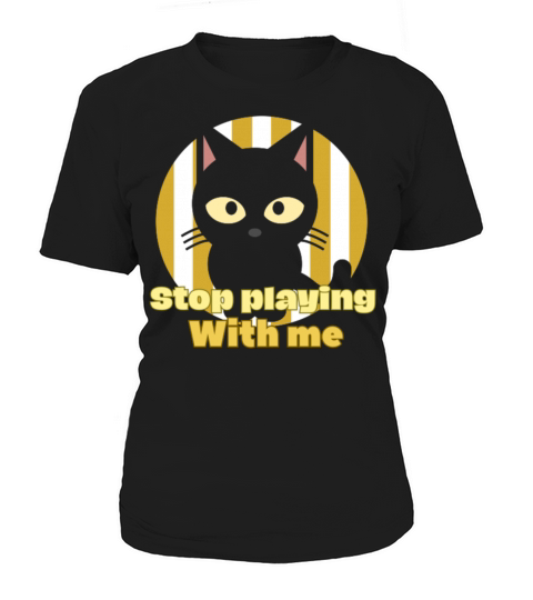Dont playing with me cat vintage t-shirt Women's T-Shirt