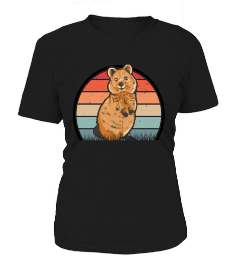 Quokka Vintage Short-tailed Kangaroo Retro Women's T-Shirt