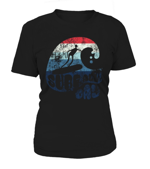 Surf all day - wave - Surfer - Sticker Women's T-Shirt