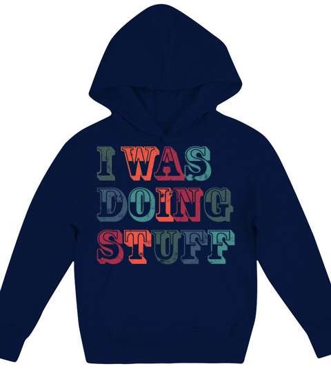 I was doing stuff vintage Kids Hoodie