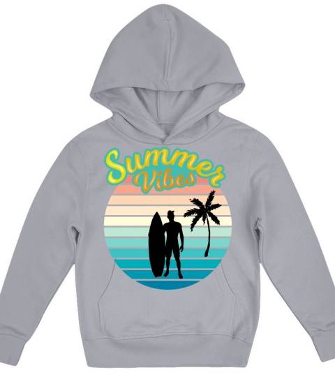 Summer wibes Kids Hoodie