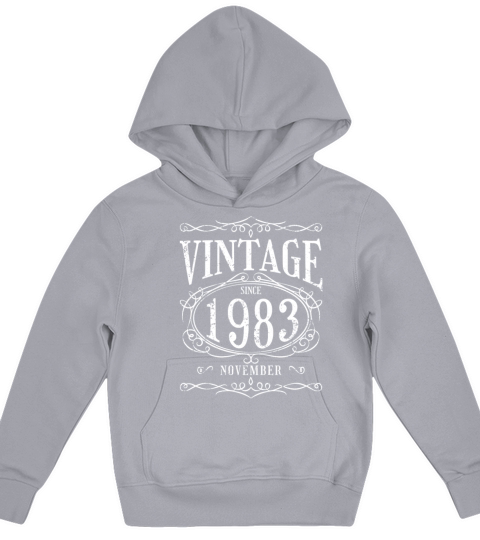 Vintage since November 1983 - Birthday Present Kids Hoodie