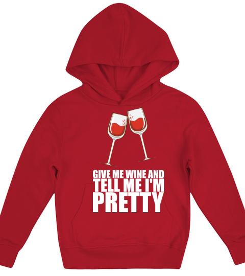 Wine Sorority Gift Kids Hoodie
