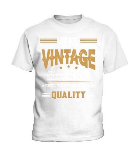 Vintage Aged To Perfection May 1999 Kids T-Shirt