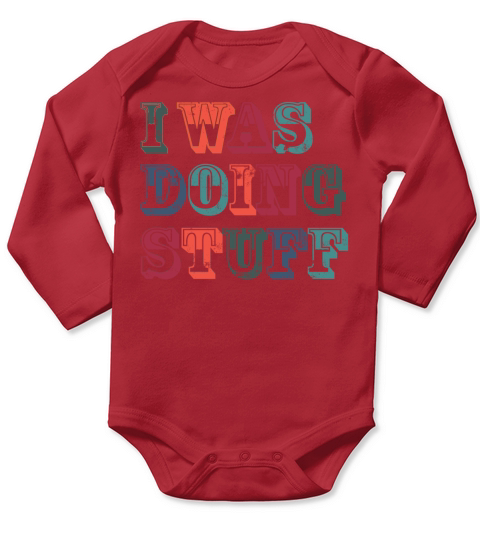 I was doing stuff vintage Long Sleeve Baby One-Piece