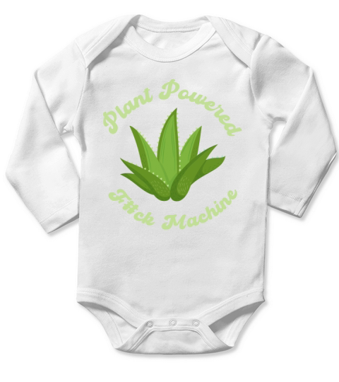 Plant Powered Fck Machine Long Sleeve Baby One-Piece