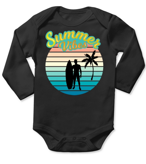 Summer wibes Long Sleeve Baby One-Piece