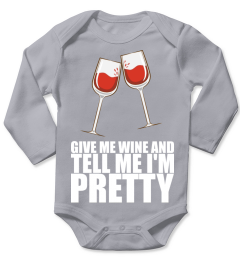 Wine Sorority Gift Long Sleeve Baby One-Piece