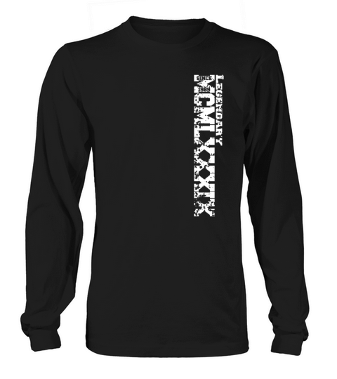 Birthday gift legandary vintage 1989 Long sleeved Unisex