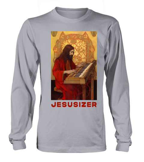Classic Jesus Analog Synthesizer - Divine Synth Long sleeved Unisex