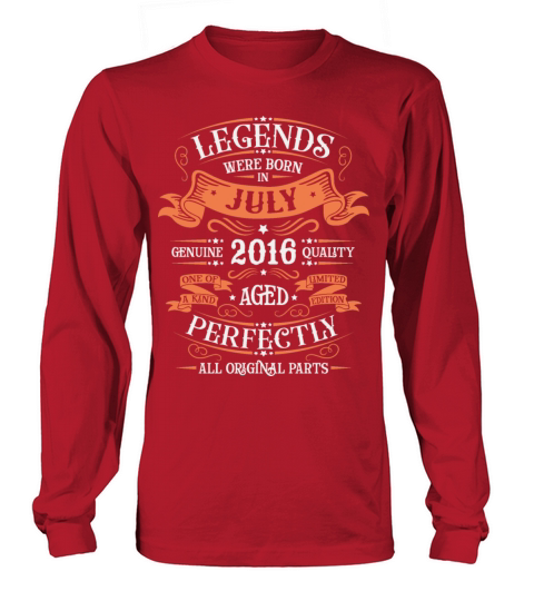 Legendary July 2016 Limited Edition Vintage Long sleeved Unisex