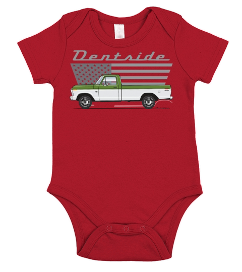 Dentside Limestone Green Short Sleeve Baby One-Piece