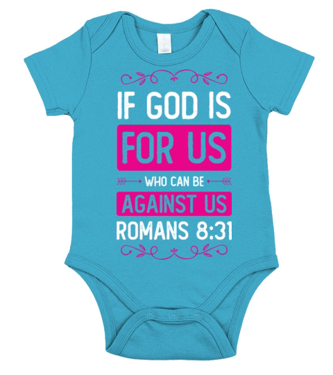god is for us Short Sleeve Baby One-Piece
