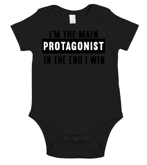 Im the main protagonist in the end I win Short Sleeve Baby One-Piece
