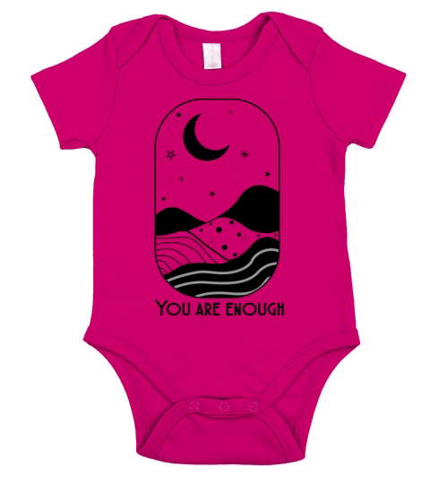 Retro Inspiration Quote Short Sleeve Baby One-Piece