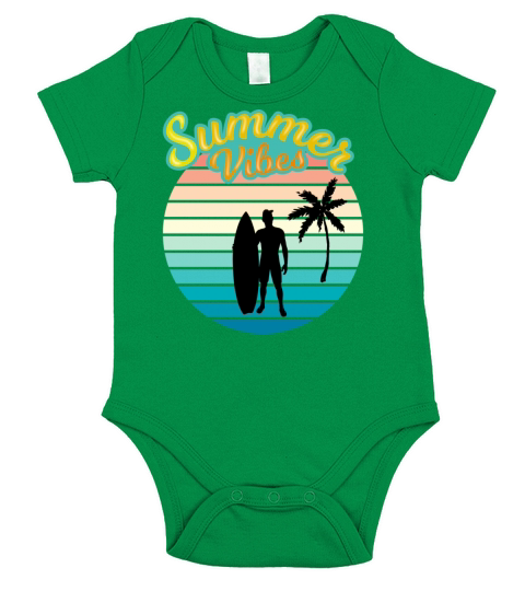Summer wibes Short Sleeve Baby One-Piece