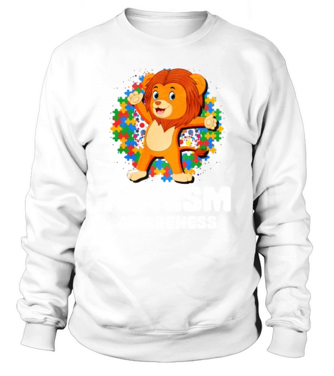 Autism Awareness Lion Sweatshirt Unisex