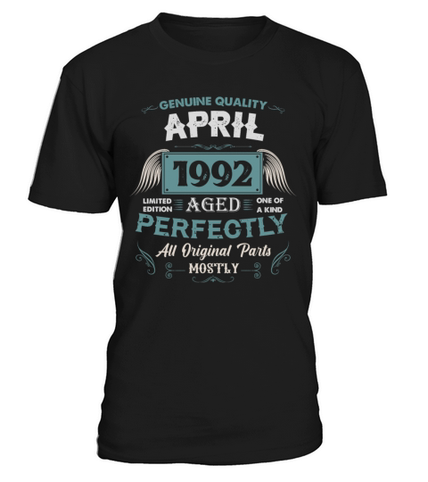 April 1992 Vintage Birthday Present T-Shirt Unisex