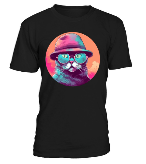 Cat Lovers Retro Style T-Shirt Unisex
