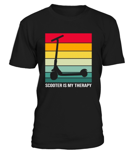 Stunt Scooter Is My Therapy Vintage Scooter T-Shirt Unisex