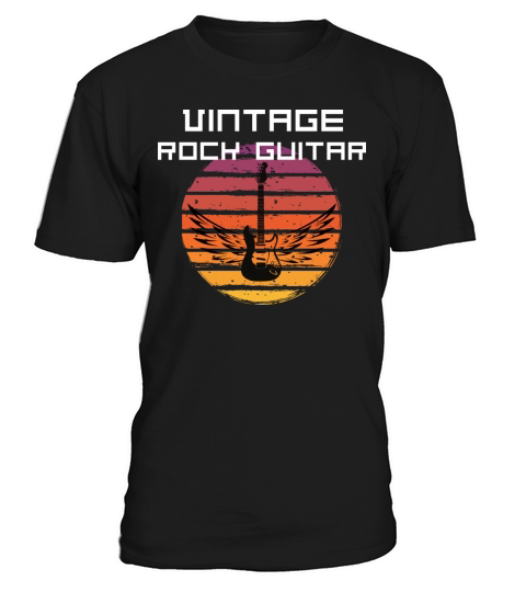 vintage rock guitar T-Shirt Unisex