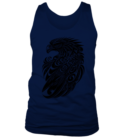 Eagle In Vintage Tattoo Tribal Feather Style Tank Top Unisex