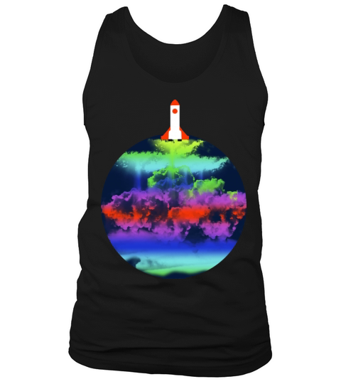 Spaceship Start Colorful Tank Top Unisex