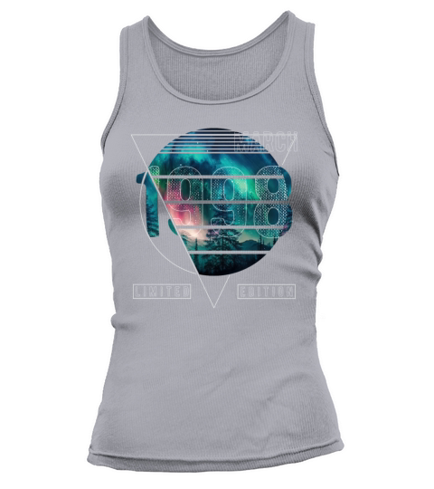 Limited Edition 1998 March Birthday Polar Lights Tank top Woman