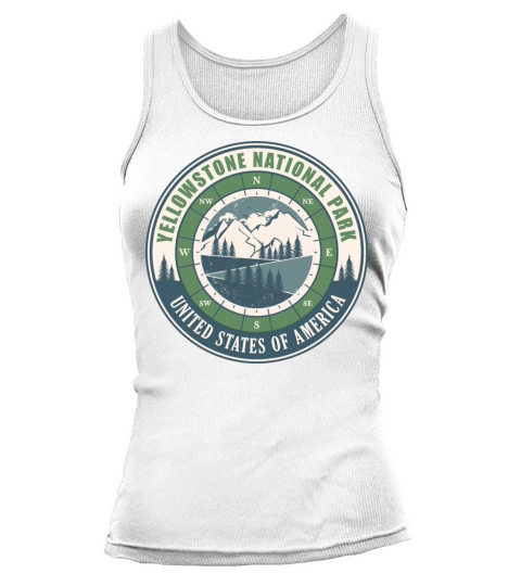 Yellowstone National Park United States Hiking Tank top Woman