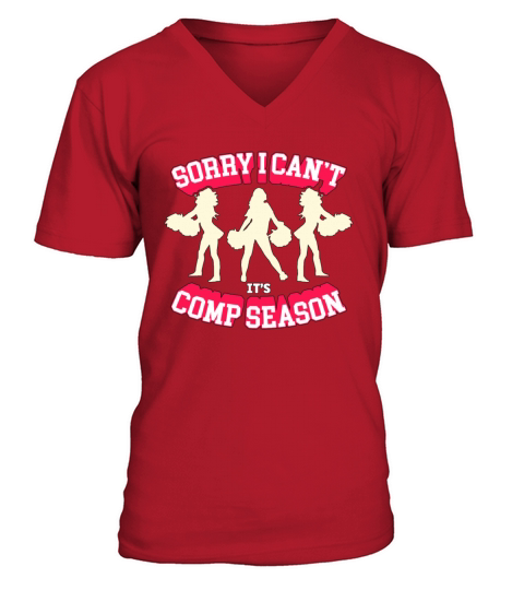 Cheerleading Sorry I Cant Its Comp Gymnastics V-Neck T-shirt