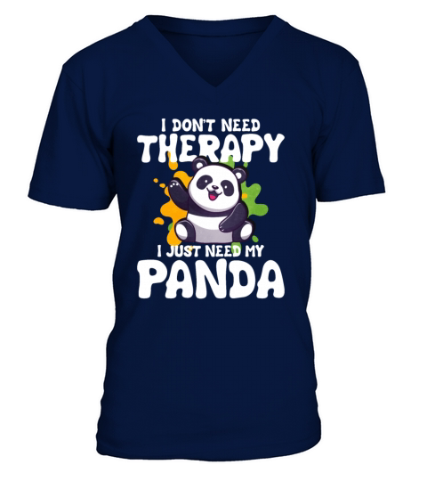 Panda V-Neck T-shirt
