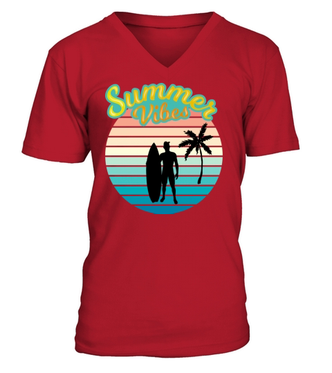 Summer wibes V-Neck T-shirt