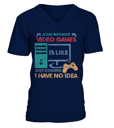 video games quote V-Neck T-shirt