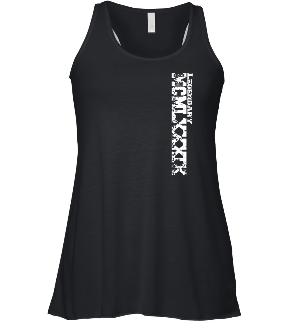 Birthday gift legandary vintage 1989 Women's Flowy Tank Top