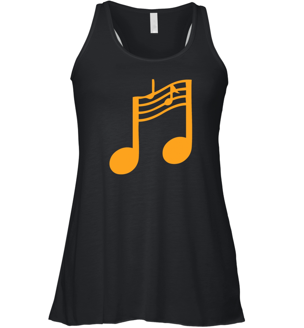 Funny Music Women's Flowy Tank Top