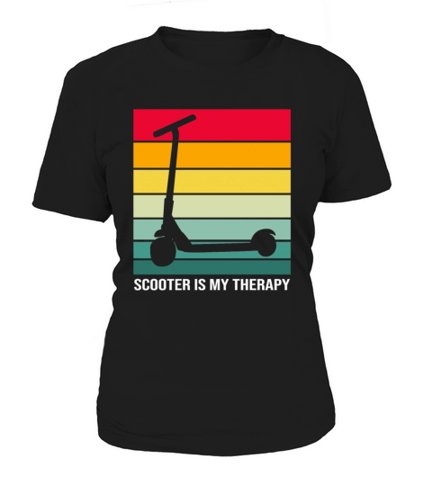 Stunt Scooter Is My Therapy Vintage Scooter Women's T-Shirt