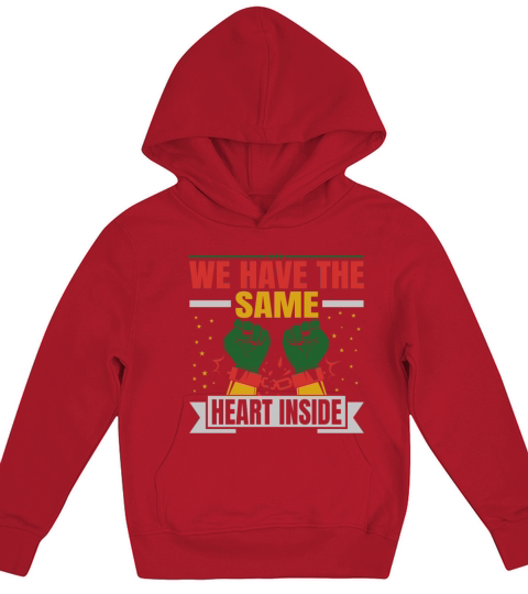 The Same Heart Inside Black History Juneteenth Kids Hoodie