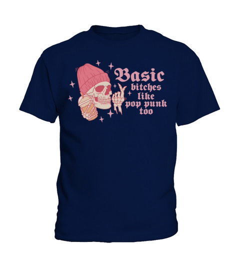 Basic Btches Like Pop Punk Too Kids T-Shirt