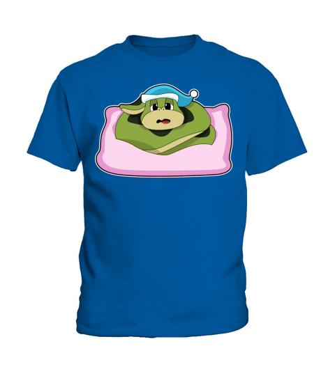 Snake At Sleeping With Nightcap Kids T-Shirt