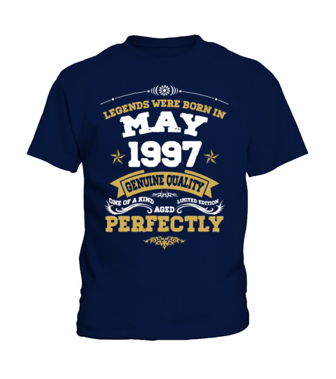 Vintage Aged To Perfection May 1997 Kids T-Shirt