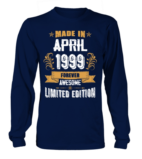 April 1999 Vintage Birthday Present Long sleeved Unisex