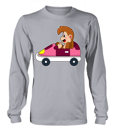 Monkey Car Long sleeved Unisex
