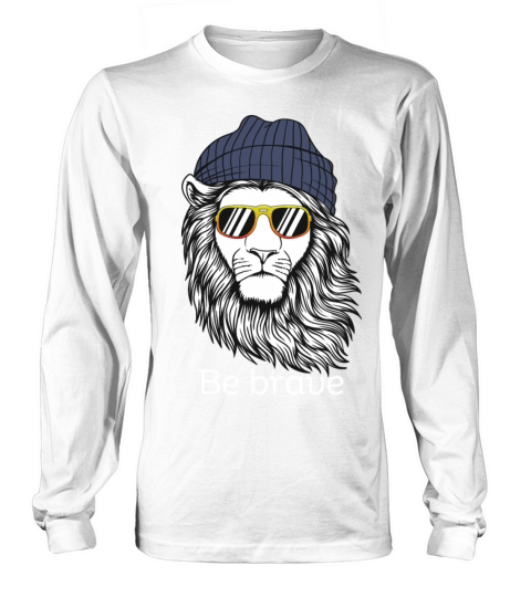Roaring Creativity Fearless Design for the Lionhea Long sleeved Unisex