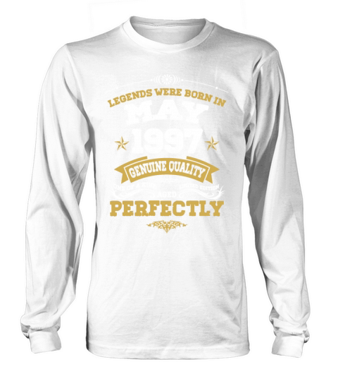 Vintage Aged To Perfection May 1997 Long sleeved Unisex