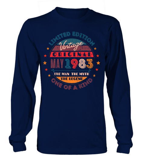 Vintage May 1983 Long sleeved Unisex