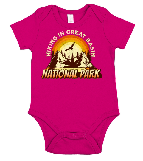 Great Basin National Park Vintage Short Sleeve Baby One-Piece
