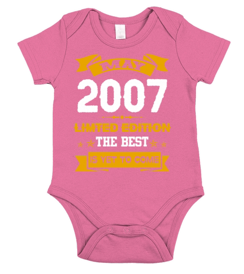 May 2007 Birthday Surprise Short Sleeve Baby One-Piece