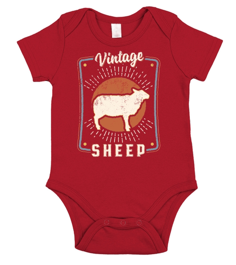 Sheep Whisperer Vintage Classic Retro Animal Love Short Sleeve Baby One-Piece