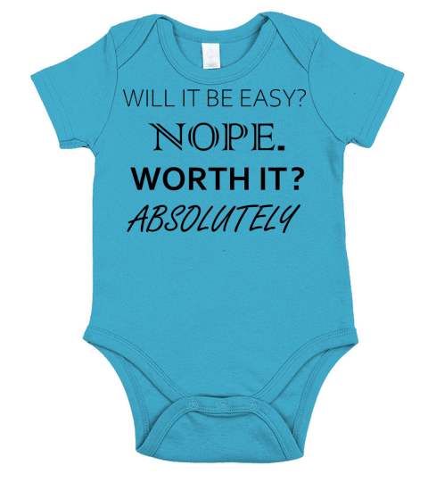 Will it be easy nope worth it absolutely Short Sleeve Baby One-Piece